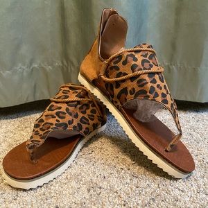 Cheetah Print Sandal